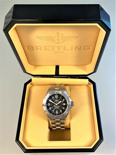 breitling superocean chronometer a17345 stahl stahl|breitling superocean a17345.